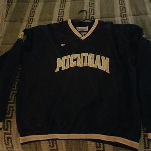 Vintage Reebok Michigan Lined Pullover